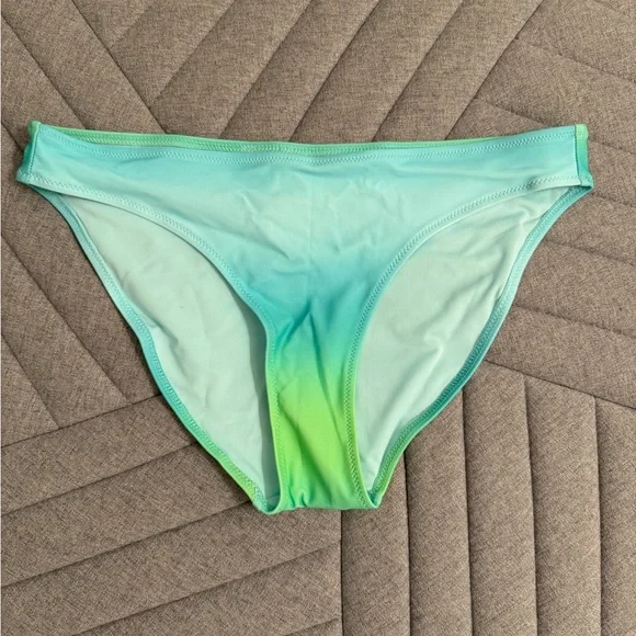 Aerie ombré blue/green bikini brief bottom - Picture 1 of 3